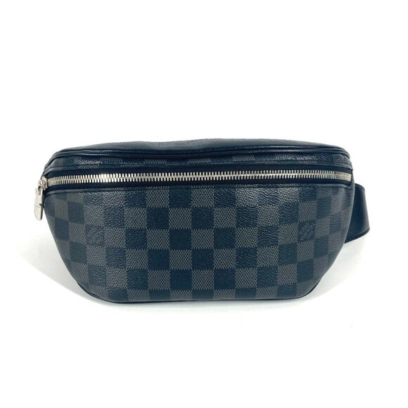 LOUIS VUITTON Black Damier Shoulder Bag - Picture 1 of 11